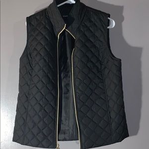 Large Black Rivet vest